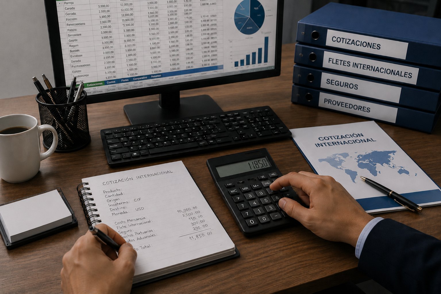 Por qué puede variar una cotización logística internacional